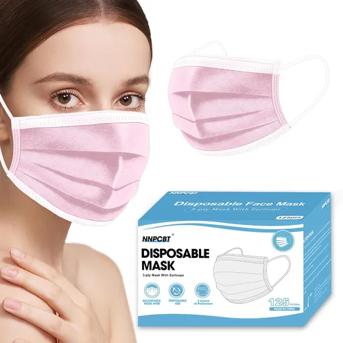 Vista 12 de NNPCBT 100 unidades de mascarillas desechables negras de 3 capas con filtro de protección