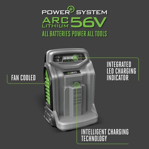Vista 6 de EGO Power+ BA1400T Batería de 56 voltios (3ª generación) CH5500 Cargador rápido de 56 voltios
