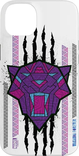 Vista 15 de Funda para iPhone 16 Marvel Black Panther: Wakanda Forever Tribal Logo Panther