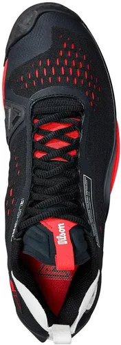 Vista 5 de WILSON Tenis Rush Pro Tour Mid para hombre, color blanco y negro, Multicolorido