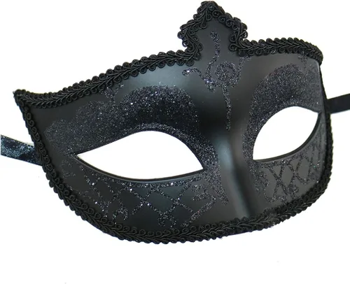 Vista 7 de Conjunto de máscara de mascarada para parejaMáscara veneciana de disfraces de fiesta de Halloween