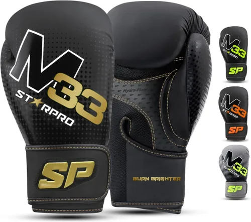 Vista 13 de Starpro Boxing Gloves with Secure Hook & Loop Closure for Men & Women - Muay Thai Training Sparring 8oz 10oz 12oz 14oz 16oz