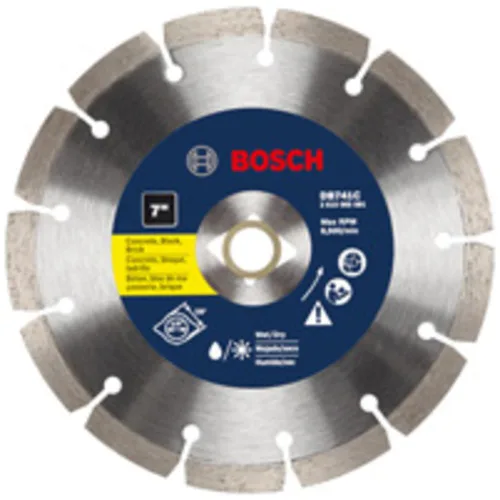 Vista 19 de Bosch DB441C Hoja de diamante de borde segmentado premium de 4 pulgadas para cortes ásperos universales