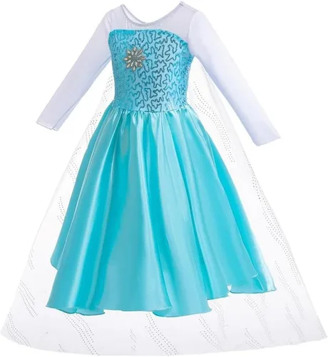 Vista 3 de Dressy Daisy Toddler Little Girls' Ice Princess Dress Costume Birthday Halloween Christmas Fancy Party Dresses