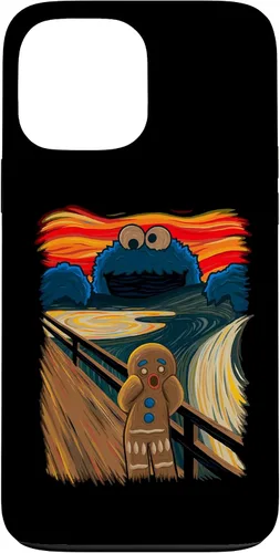 Vista 24 de Cookie Muncher The Scream Munch Monster Joke Funda para iPhone 17