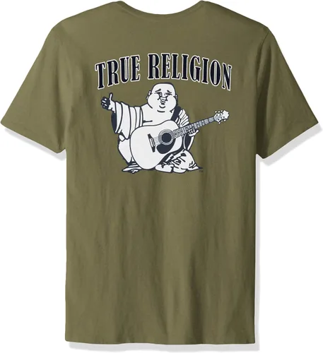 Vista 2 de True Religion Mens Buddha Logo Short Sleeve Tee