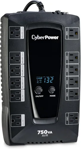 Vista 3 de UPS con visor LCD CyberPower AVRG900LCD 900 VA LCD 750VA Negro