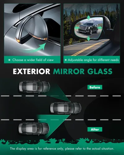 Vista 6 de SCITOO Espejo retrovisor derecho para 2003-2007 para Chevy para GMC Silverado Sierra 1500/2500 HD/3500 Classic con modelos con calefacción eléctrica