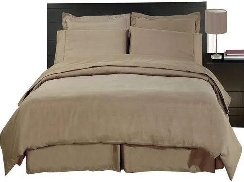 Vista 5 de Royal del Hotel 8pc Full Size bed-in-a-bag Solid Negro 600-thread-count – Comforter Algodón 100% de plumón de ganso siberiano Incluye hojas y funda