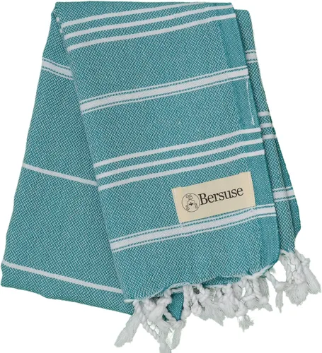 Vista 14 de Bersuse 100 % algodón - Toalla de mano Anatolia turca - Fouta Peshtemal para baño y playa - Para cabeza, rostro, cabello, bebés, cuidado, cocina