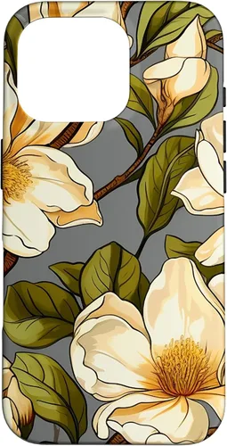 Vista 20 de Botanical Garden Magnolia Flower Case for iPhone 17