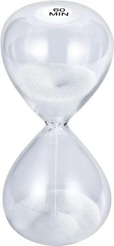 Vista 17 de SuLiao Reloj de arena con temporizador de arena de 1 minuto, reloj de arena negra de 5.1 pulgadas, reloj de arena de un minuto, reloj de arena
