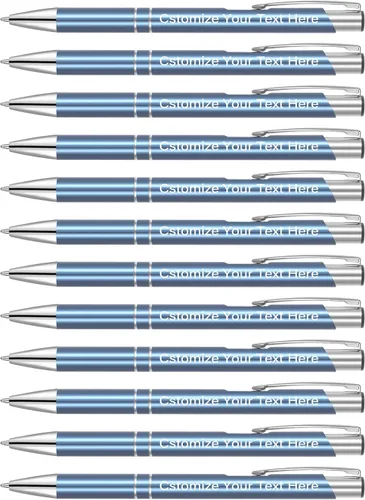 Vista 15 de Kingluu Hasta 500 bolígrafos personalizados, bolígrafos personalizados de tinta negra con tu nombre, logotipo, mensaje, texto, para oficina, Rojo