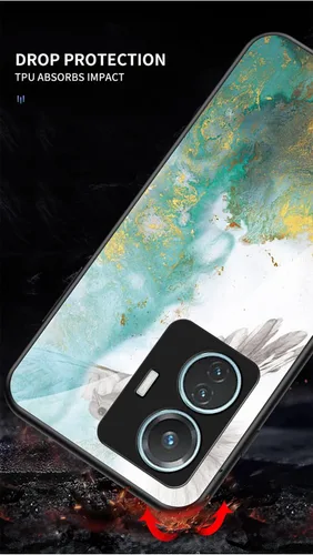 Vista 7 de Funda compatible con Google Pixel 1 XL, 3 en 1 (panel trasero de vidrio de PC+silicona TPU), funda anticaída, color negro