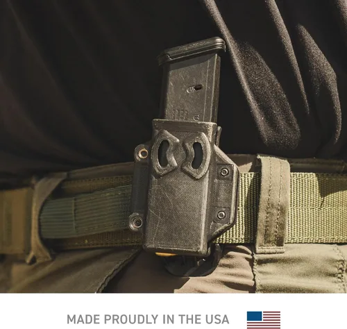 Vista 9 de Alien Gear Photon Mag Carrier - Adjustable Cant, Retention, Ride Height - IWB/OWB Magazine Holder - Sidecar - Mag Holder, Tactical Mag Pouch - Made
