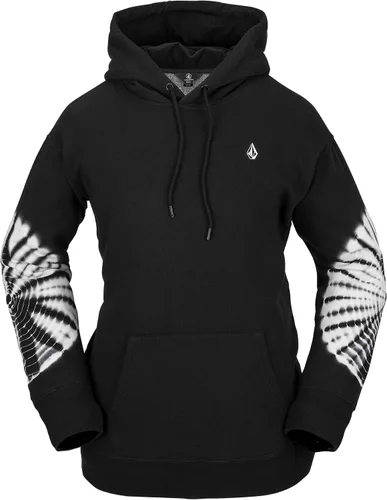Vista 2 de Volcom Sudadera Costus Pollover Baselayer con capucha de forro polar para mujer