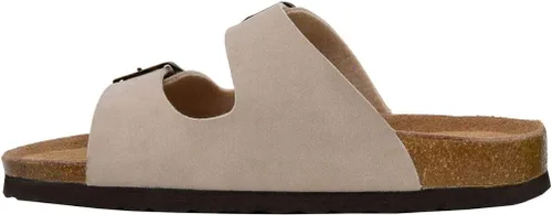 Vista 4 de CUSHIONAIRE Lane Sandalias con plantilla de corcho para mujer con +Comfort