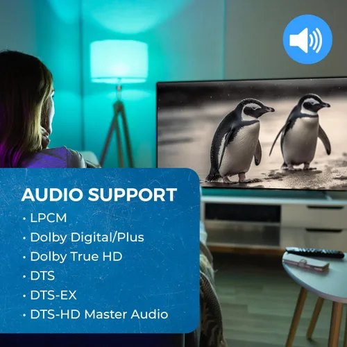 Vista 8 de OREI Interruptor HDMI 2.1 de 2 puertos 8K, 8K a 60Hz, 4K a 120Hz Negro azabache