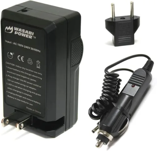 Vista 2 de Wasabi Power Batería (paquete de 2) y cargador de repuesto para Sony NP-BG1, NP-FG1 y compatible con Sony Cyber-Shot DSC-H10, H90, N2, T100, W70