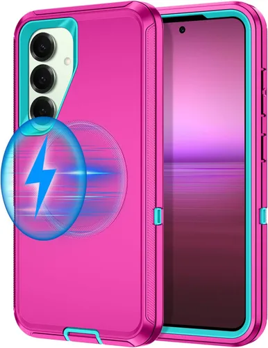 Vista 17 de I-HONVA para Samsung Galaxy S25 Plus, Funda para Galaxy S24 Plus [Compatible con MagSafe] Protección de 3 capas a prueba de golpes