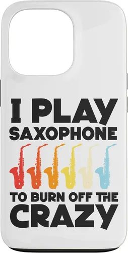 Vista 10 de iPhone 16 Saxofón I play saxofón para quemar el caso loco