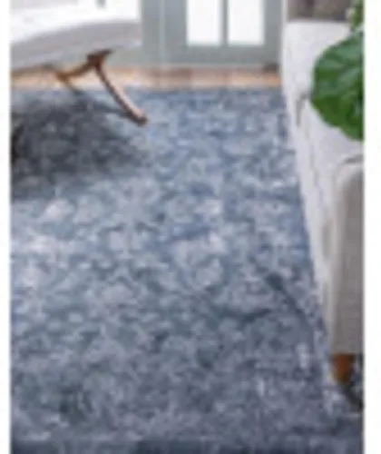Vista 8 de Unique Loom Portland Collection - Alfombra de área Albany (2 pies 2 pulgadas x 3 pies 1 pulgada, rectangular, azul/gris)