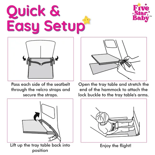Vista 6 de Cama de Avión para Niños Pequeños - Cama de Avión para Niños Pequeños - Cama de Avión para Niños - Artículos Esenciales de Viaje en Avión para Bebés