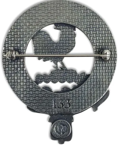 Vista 3 de Sinclair - Broche de escudo del clan familiar escocés
