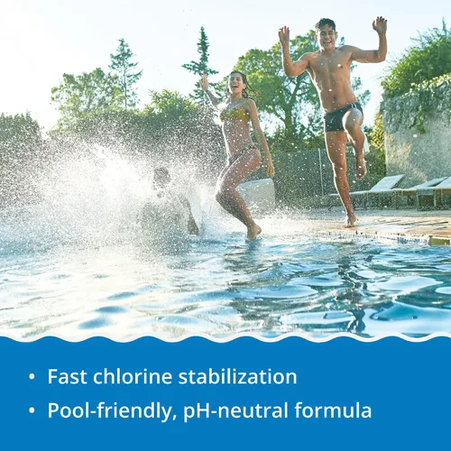 Vista 2 de In The Swim Acondicionador líquido, estabilizador de pH neutro de disolución rápida para una protección duradera de la química del agua, 1 galón