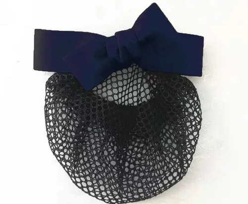Vista 3 de Pinza para el pelo para mujer, pasador de cinta con chignon red, cubierta para moño profesional, color negro