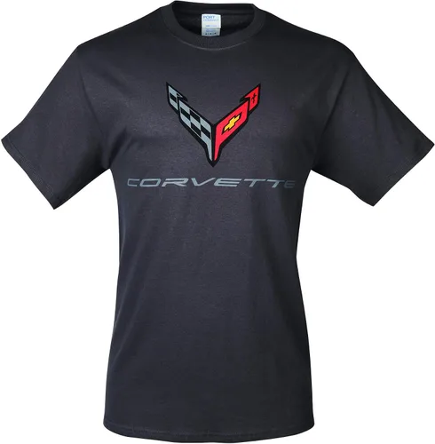 Vista 2 de Camiseta C8 Corvette Next Generation Carbon Flash, Blanco