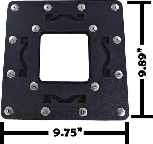 Vista 4 de C1M - Mini soporte de tubo de acero al carbono duradero con diseño anti-roca para todoterreno, motocross y supercross, incluye paquete