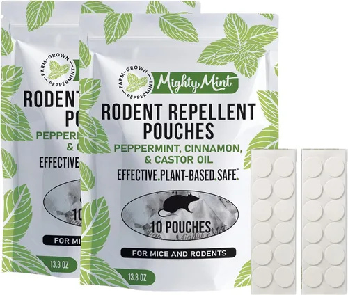 Vista 13 de Mighty Mint Bolsas repelentes de roedores con puntos de pegamento, 10