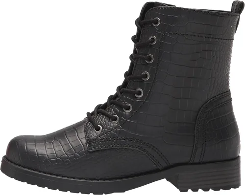 Vista 8 de Tienda Essentials - Botas de combate con cordones para mujer