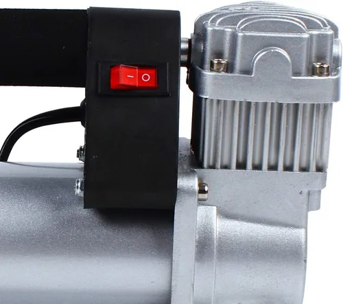 Vista 6 de Bomba de compresor de aire portátil 150-200PSI Inflador de neumáticos de doble cilindro coche STOCK de EE. UU