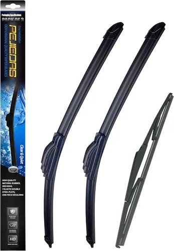 Vista 8 de 3 limpiaparabrisas OEM, limpiaparabrisas de repuesto para Jeep Wrangler 2007-2017