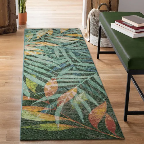 Vista 82 de Liora Manne Marina - Alfombra de área duradera de mezcla sintética tejida a máquina para interiores/exteriores - Gráfico contemporáneo océano global