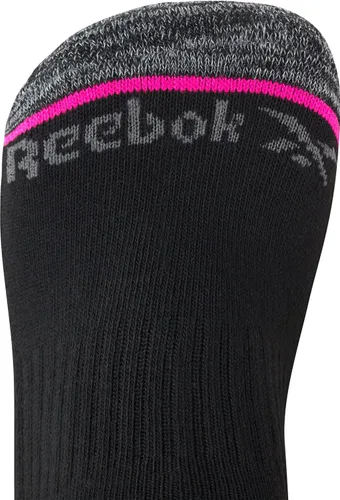 Vista 5 de Reebok Calcetines acolchados de corte bajo para mujer (6 unidades)