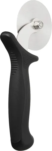 Vista 2 de Mercer Culinary Millennia - Cortador de pizza con mango negro, rueda de 2.75 pulgadas, acero inoxidable