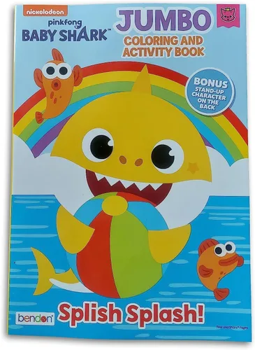 Vista 8 de Coloring Books Pinkfong Baby Shark - Libro jumbo (80 páginas)