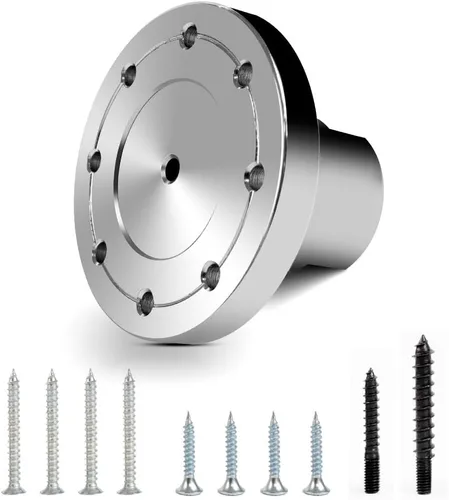 Vista 12 de Mandriles de 2" para torno de madera con placa frontal de acero, accesorios de carpintería con rosca de 1"-8TPI