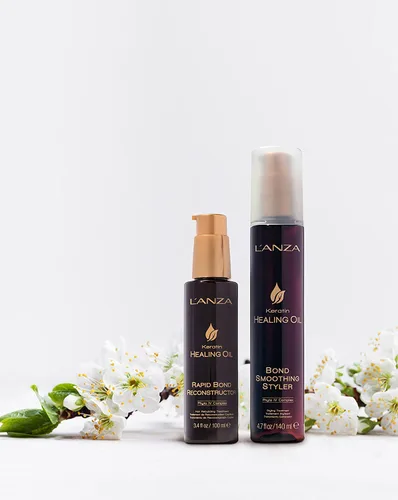 Vista 8 de L'ANZA Rapid Bond Reconstructor - Aceite curativo de queratina para el cuidado del cabello, tratamiento de restauración de bonos, tratamiento