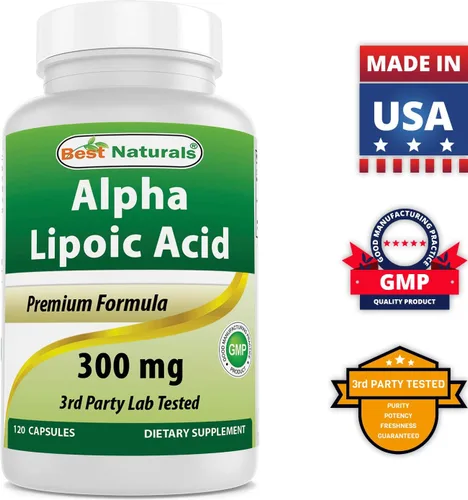 Vista 5 de Best Naturals Ácido alfa lipoico 300 mg y berberina Plus 1000 mg