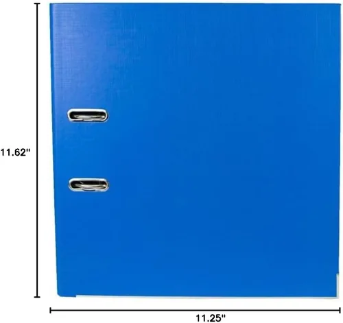 Vista 4 de Carpeta de 2 anillos con forma de arco de palanca; tamaño carta de EE. UU.; para perforadoras de papel de 2 3/4 pulgadas de centro a centro (cc)