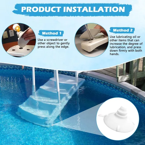 Vista 3 de SuperDi Taza de paso para Innovaplas Pasos sobre el suelo Piscina (1PCS)