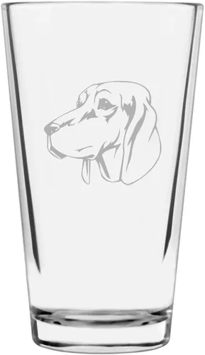 Vista 170 de Podenco Canario - Vaso de pinta de 16 onzas con temática de perro personalizado