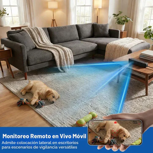Vista 4 de Mini cámara inalámbrica para el hogar, cámara de seguridad interior, pequeña cámara Wi-Fi, 1080P