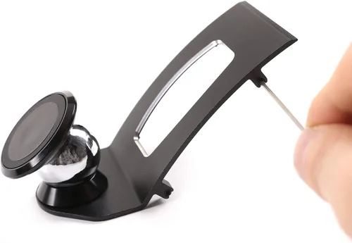 Vista 8 de Soporte de teléfono móvil de aleación de aluminio de 3 colores para consola central de coche, ventilación de aire, montaje de teléfono celular
