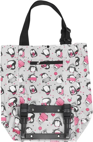 Vista 2 de Carrito de compras plegable para comestibles, carrito de compras para el hogar, bolsa de compras para ancianos, agarre antideslizante, carrito