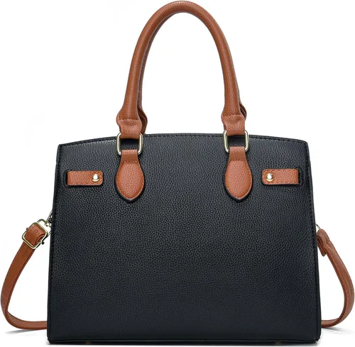 Vista 8 de Carteras y bolsos para mujer, bolso de mano de moda con asa superior